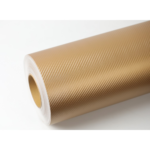 Vinilo Mccal Fibra De Carbono Polimerico - Dorado Mca Ancho 61cm