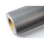 Vinilo Mccal Fibra De Carbono Polimerico - Silver Mca Silver Ancho 61cm