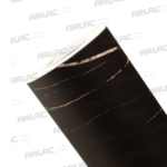 L9111 - Vinilo Simil Marmol Black Mirage Matte x 1.22mts ancho