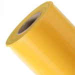 Vinilo Termotransferible Flock Amarillo Fl4 X50cm De Ancho