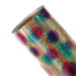Vinilo Termotransferible Sparkle Multicolor (circulos) FHM30 x 50cm de ancho