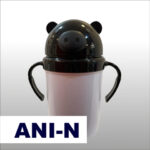 Jarro polymer con pico anti vuelco animal negro