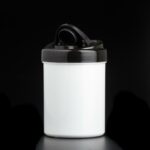 Azucarera/yerbera sublimable - tapa negra