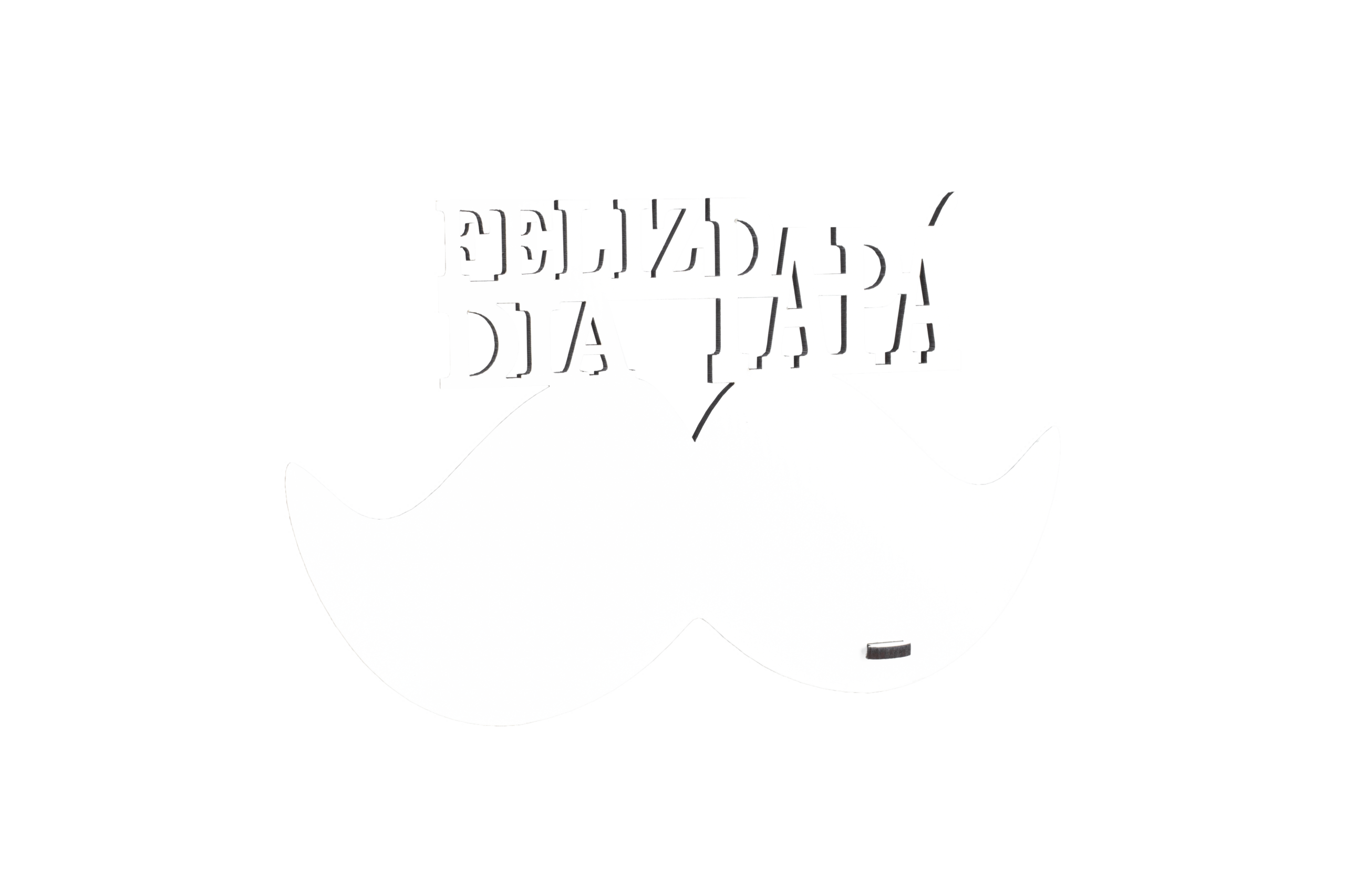 CR118 - PORTA FELIZ DIA PAPA Portaretrato "Feliz día Papa" - 20x12,5cm - Imagen 1