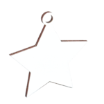 Forma Navideña "Estrella" - 7x7cm