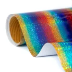 Vinilo Termotransferible Sparkle Multicolor FHM20 x 50cm de ancho