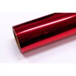 Vinilo Termotransferible Cromado Rojo FN4 x 50cm de ancho