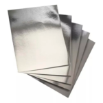 Vinilo Adhesivo Plateado Metalizado - A4 95gr - 20 Hojas - Imagen 2