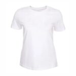 Remera Mujer Blanca -Cuello Redondo
