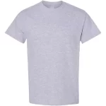 Remera Gris Melange - Cuello Redondo