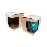 Caja sublimable de cartón para tazas CON VENTANA - Imagen 2