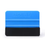 Espatula Plastica Azul con Felpa Negra