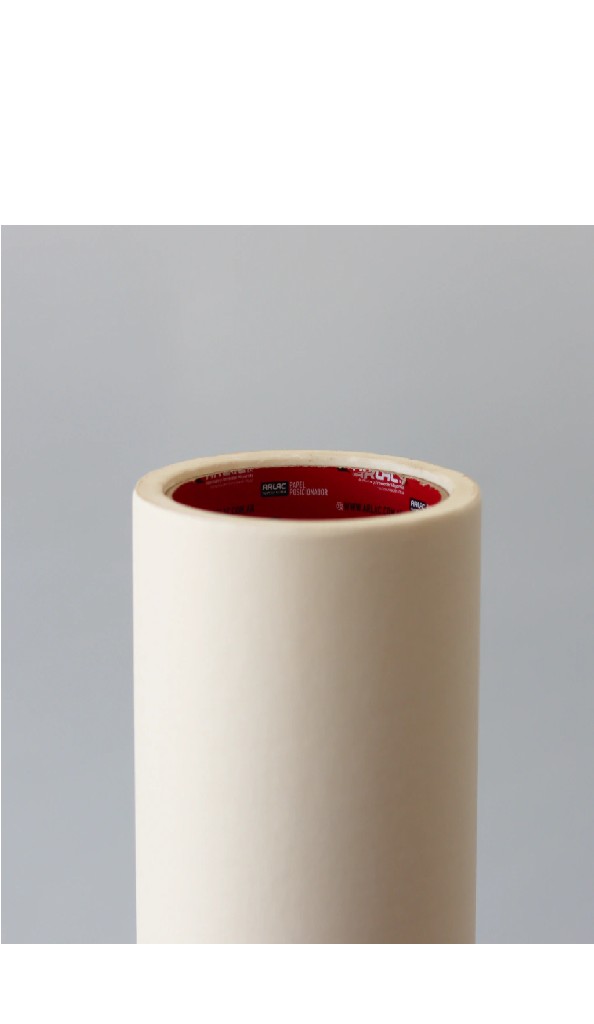 posic arlac 3 Papel Posicionador ARLAC APT Medium Tack Rollos de 10cm x 40mts - Imagen 1